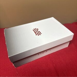 Nike Kyrie Irving 1 Empty Shoe Replacement Box 13” X8”X 4.5” Grey Red
